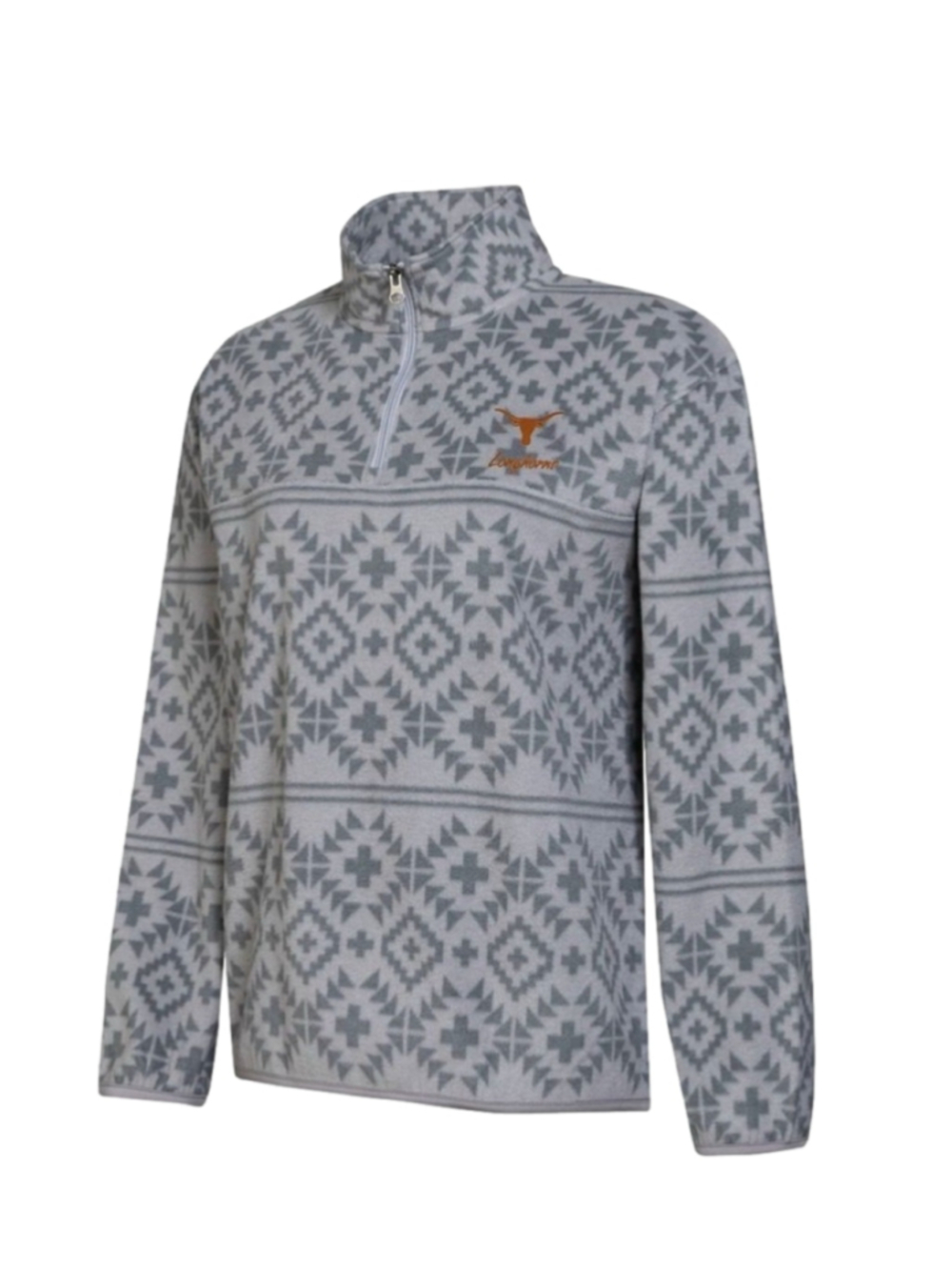 NCAA Texas Longhorns Women's Quarter Zipped Fleece Sweatshirt - S
